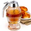 Norpro Honey Syrup Dispenser Beehive Glass with Twist Lock Lid-1